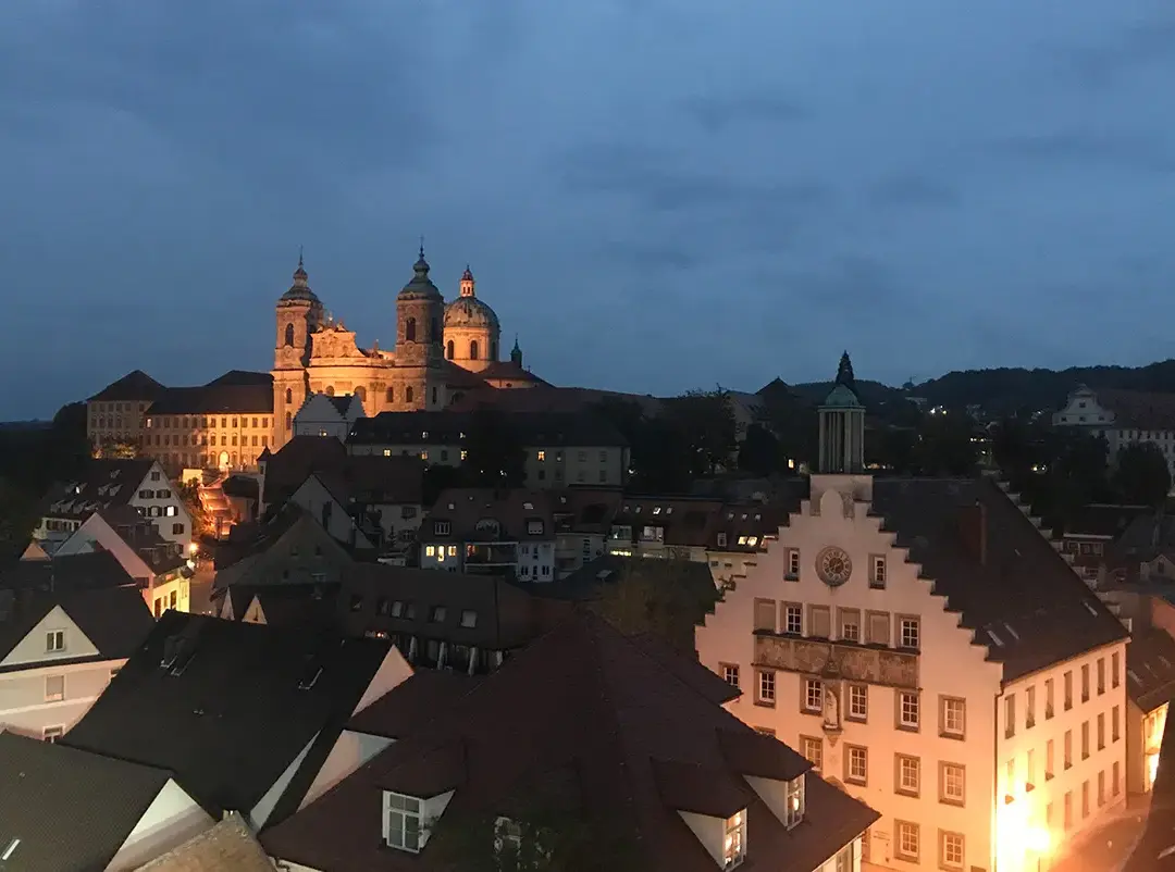 Abendstimmung über Weingarten